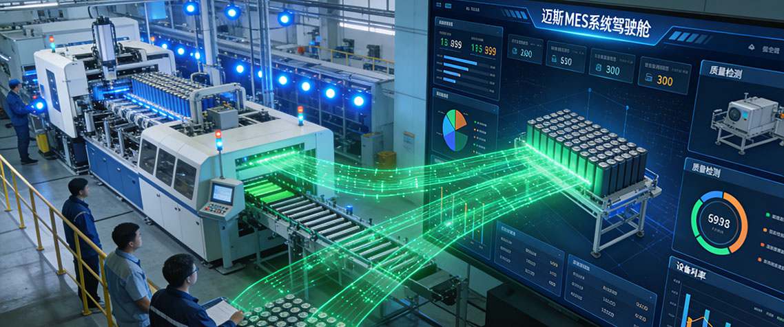 锂电池PACK车间MES系统执行场景 - 全流程追忆与监控
